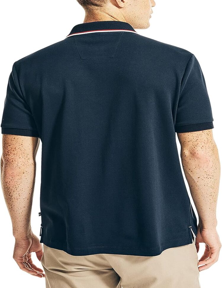 Nautica Polo De Manga Corta De Ajuste Clásico De Algodón Suave Y Liso. Camisa De Polo Para Hombre